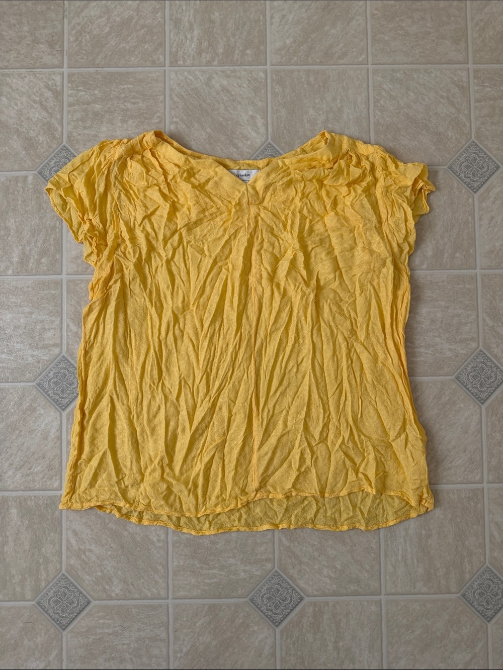 CJ Banks Yellow Top